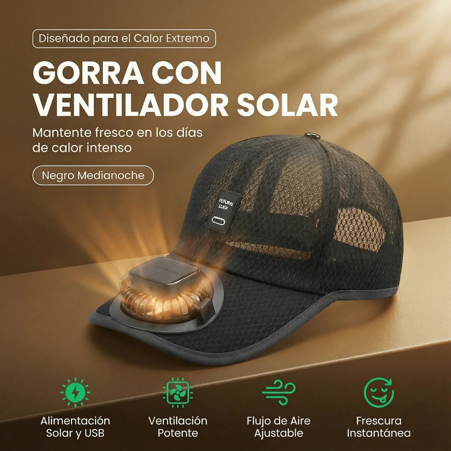 Gorra Ventilador